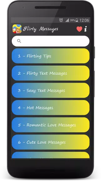 Flirty Messages - Flirty Texts Capture d’écran 1