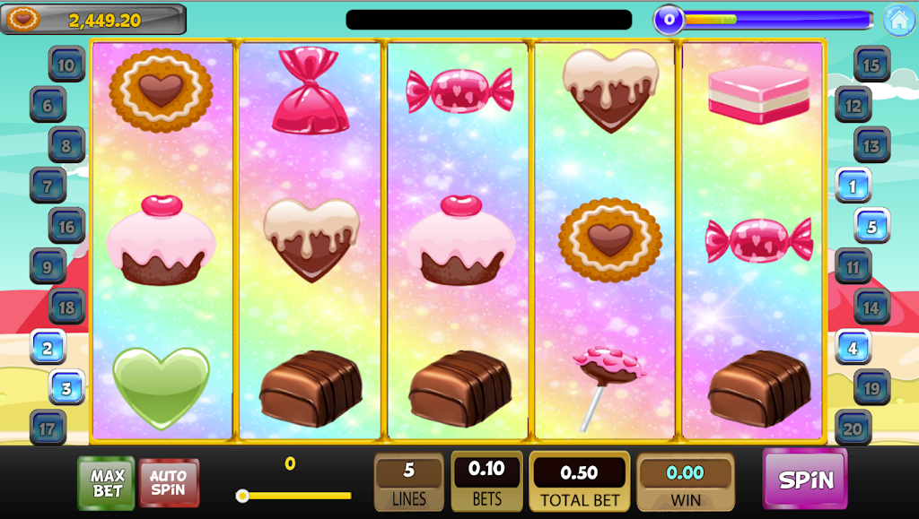 Candy Sweet Slot machine应用截图第1张