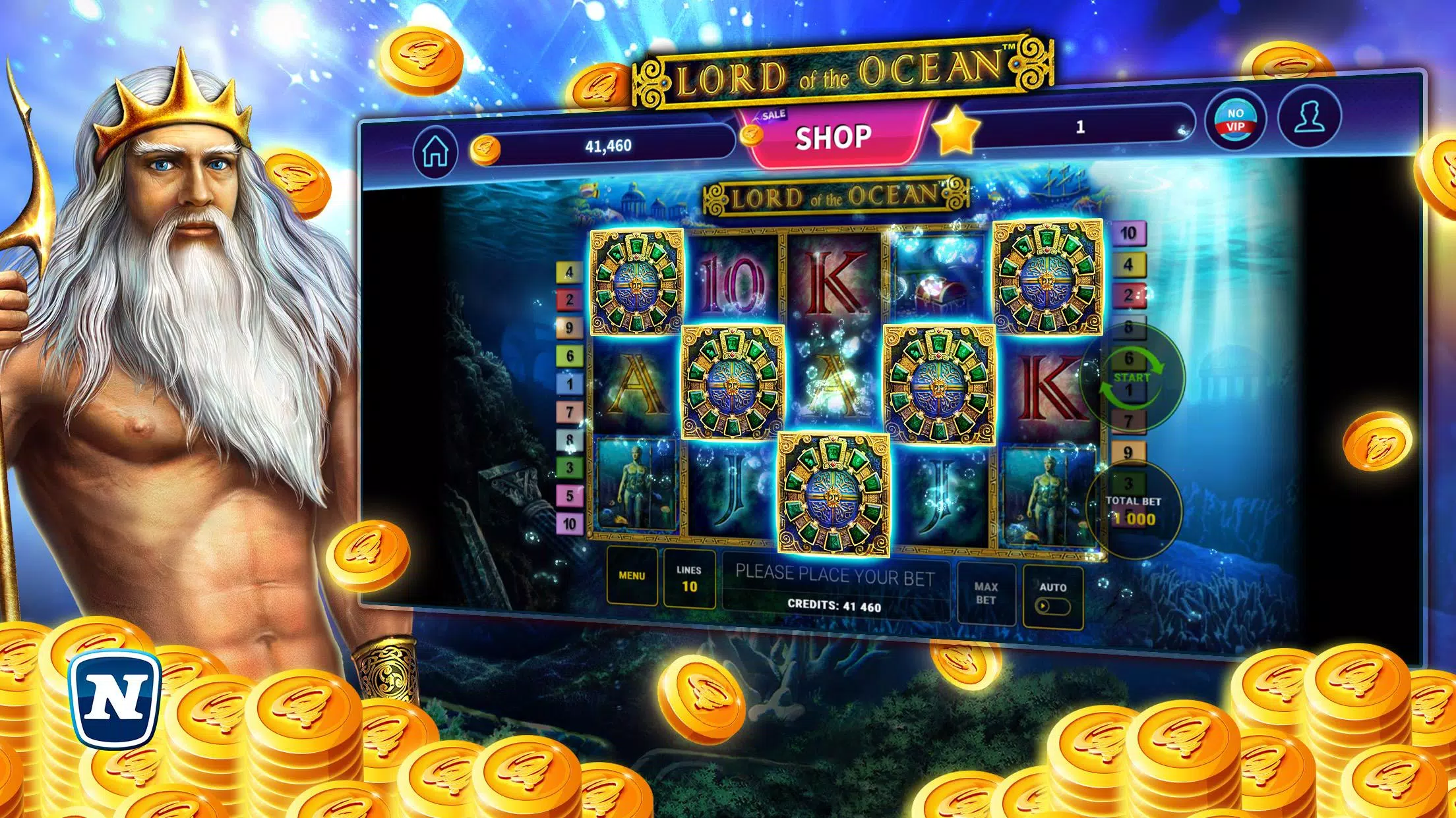 Lord of the Ocean™ Slot 스크린샷 1