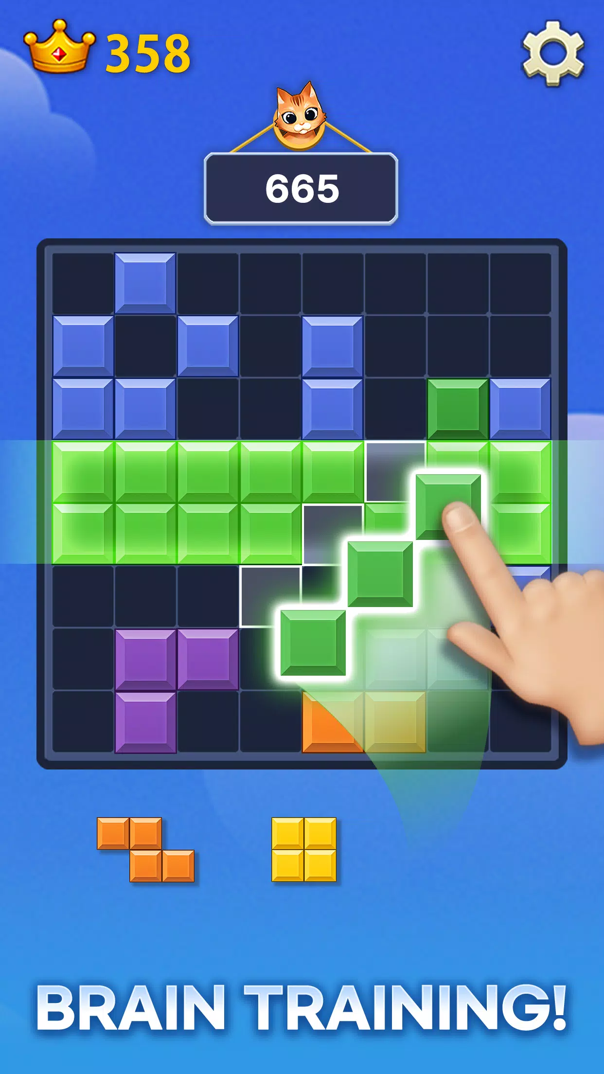 Meow Block Puzzle स्क्रीनशॉट 3