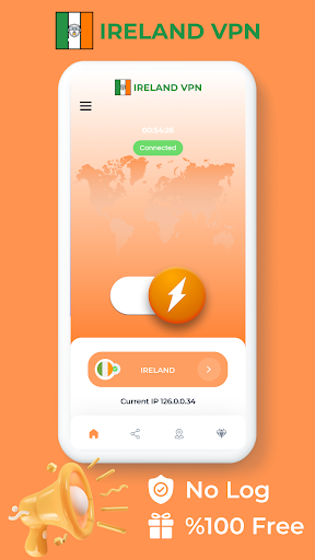 Ireland VPN - Private Proxy Captura de pantalla 1