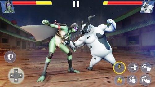 Kung Fu Animal: Fighting Games 스크린샷 2