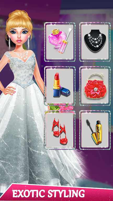 Bridal Wedding Makeup Game Captura de pantalla 3