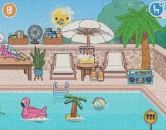 Toca Boca Pool Ideas Скриншот 2