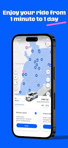 RideNow - carsharing Screenshot 1