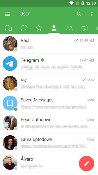 Graph Messenger Captura de pantalla 1