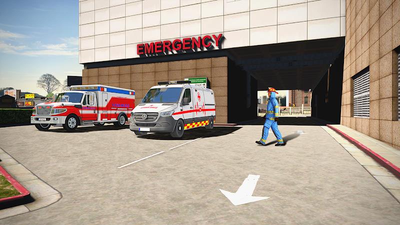 Hospital Driver Ambulance Game Captura de tela 4