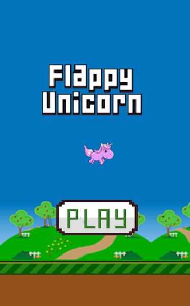 Flappy Unicorn スクリーンショット 1