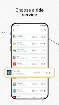 Taximer: порівнюйте ціни таксі スクリーンショット 2