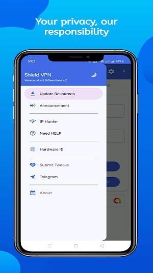 Shield VPN Mod Capture d'écran 2