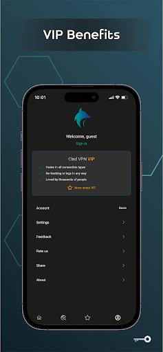 Clad VPN: Secure & Fast Proxy應用截圖第2張