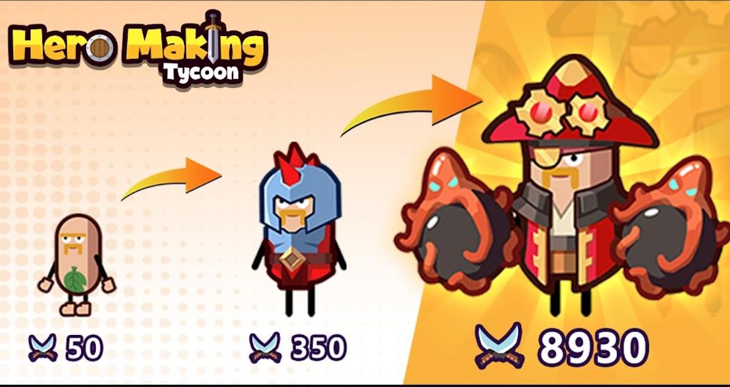 Hero Making Tycoon Mod应用截图第2张