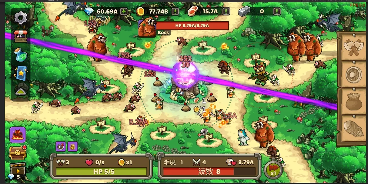 Rush defense: idle TD Screenshot 4