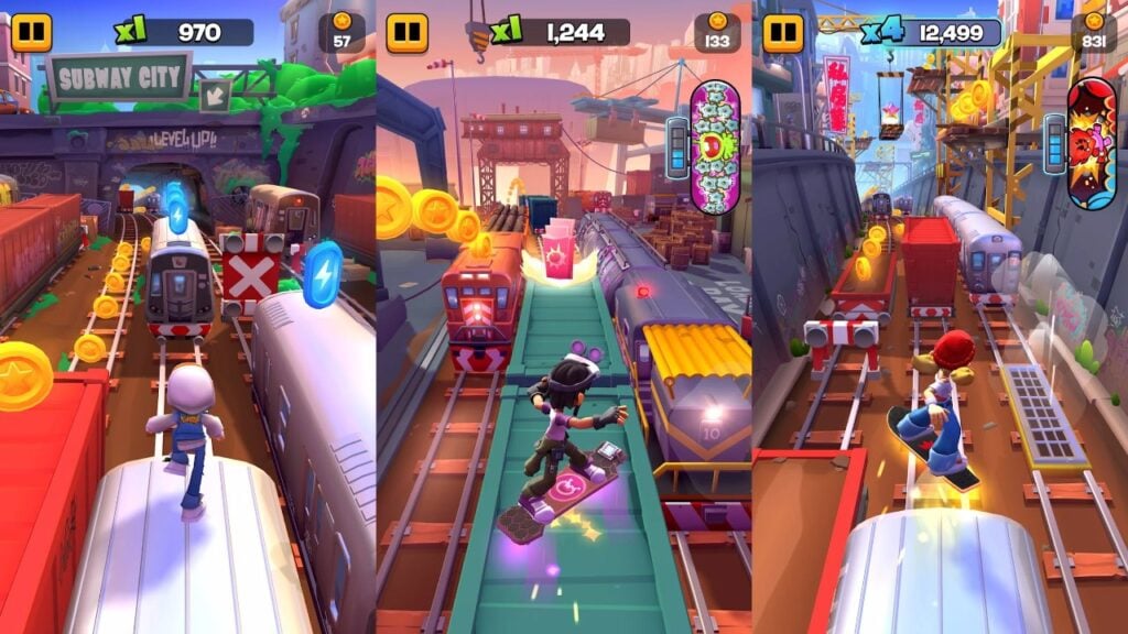 ¡Subway Skateboard Surf City se lanza suavemente y comienza el viaje!