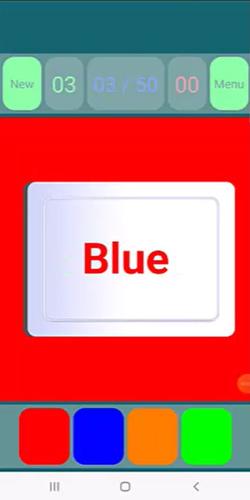 Stroop Effect Test Screenshot 1