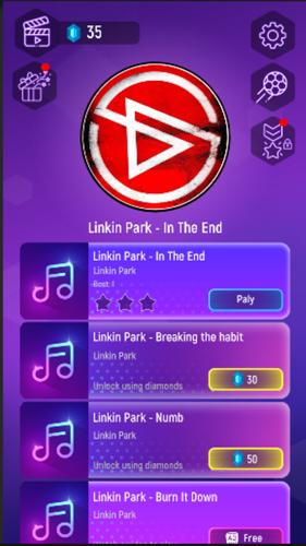 Linkin Park Tiles Rush -  Hop應用截圖第2張