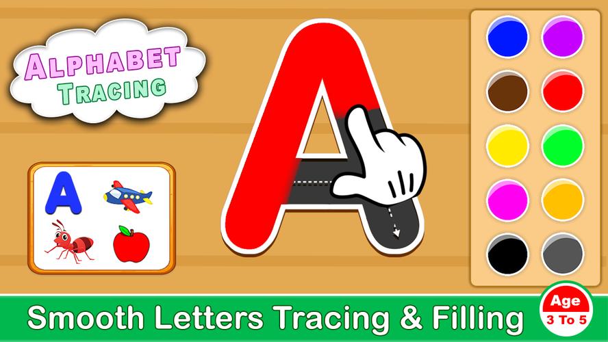 ABCD Kids - Tracing & Phonics Captura de tela 1