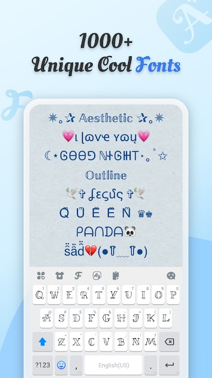 Cool Fonts – Keyboard & Themes Mod Screenshot 2
