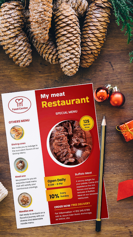 Flyers, Poster Maker, Design Capture d’écran 2