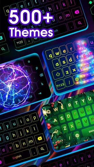Neon LED Keyboard: Clavier LED Capture d’écran 2