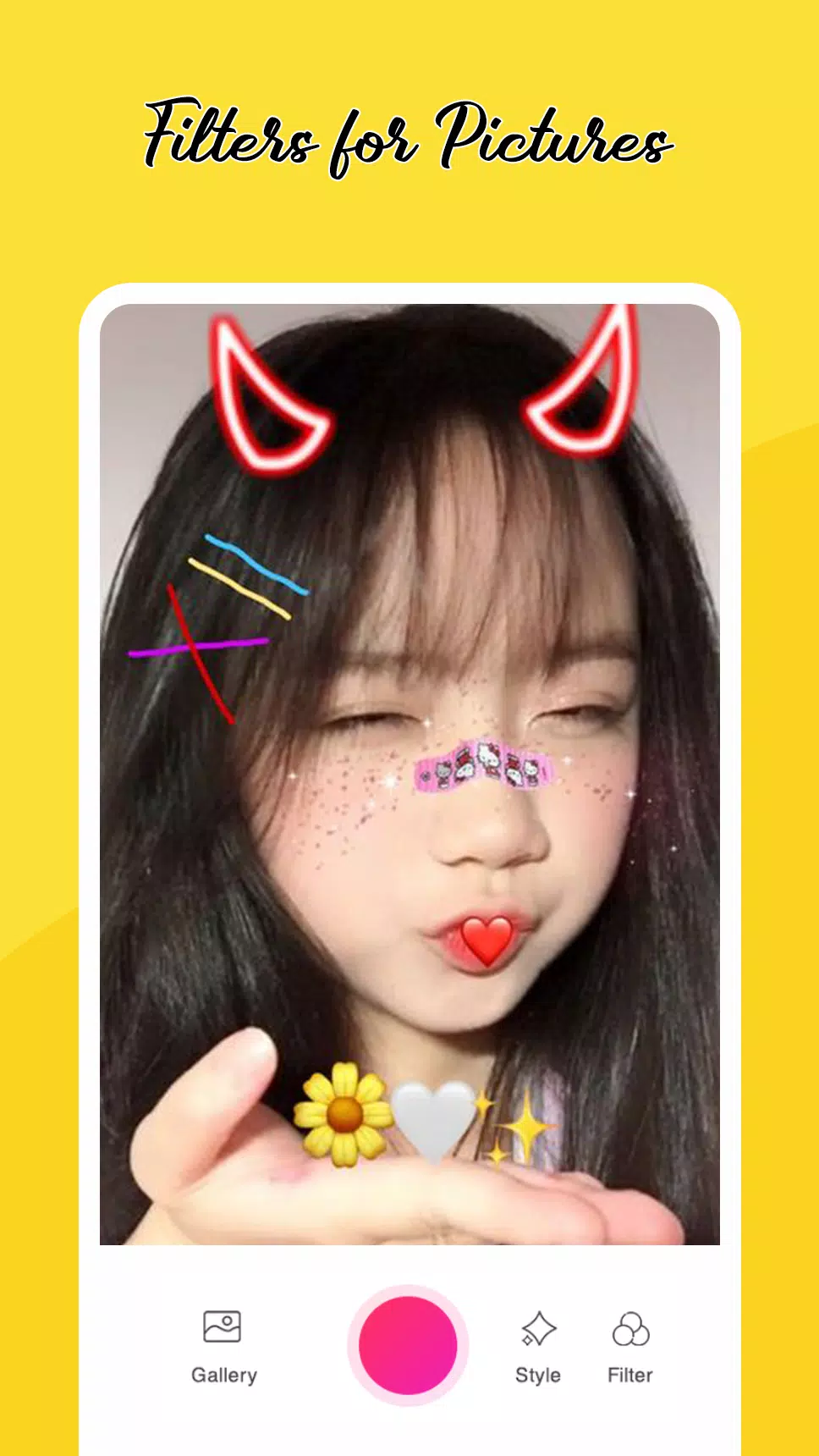 Filters for Pictures - Camera  Screenshot 2