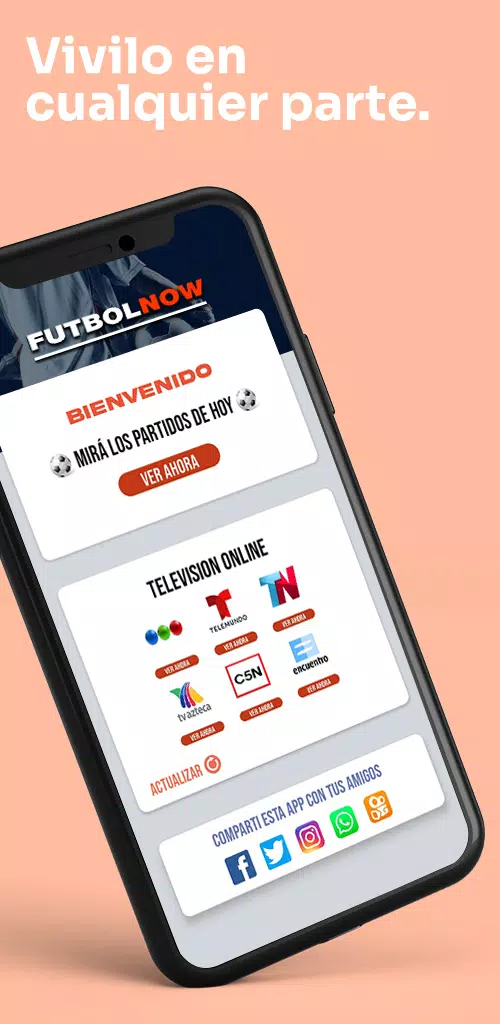 Futbol Now Captura de tela 3