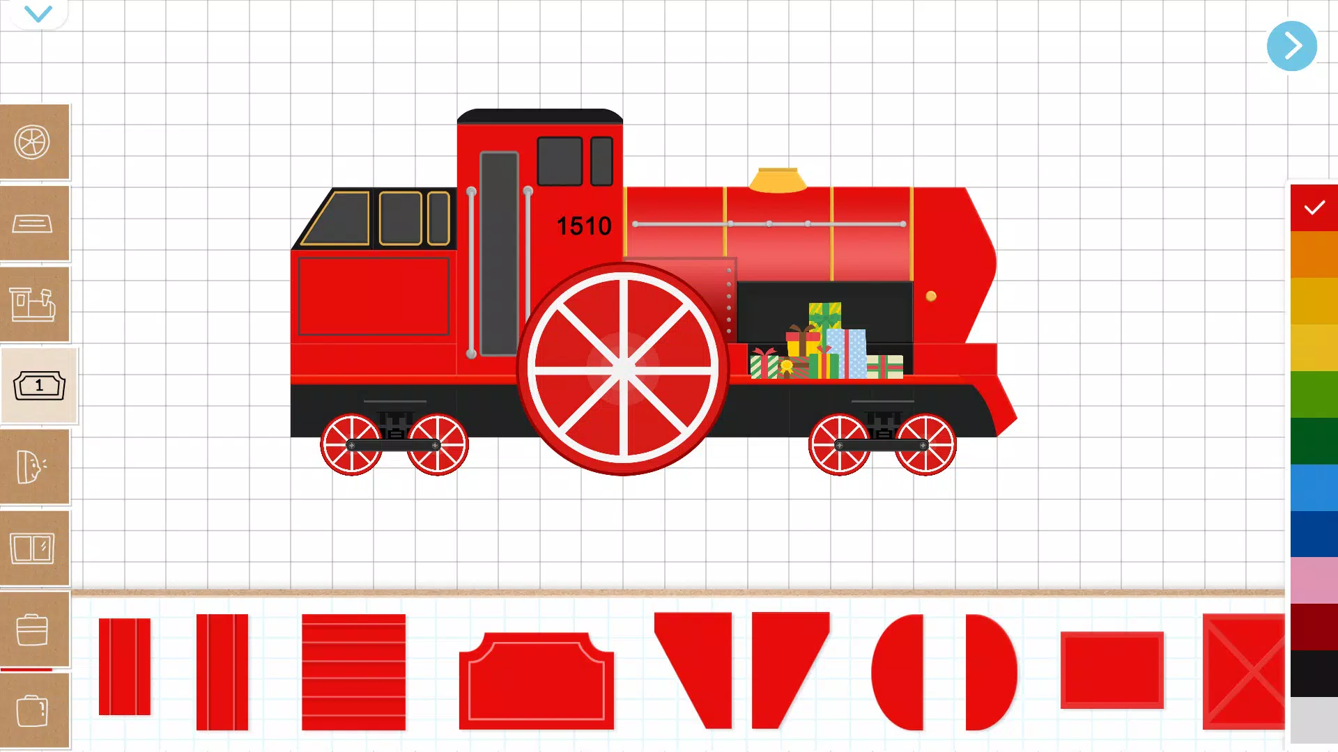 Christmas Train Game For Kids Captura de tela 1