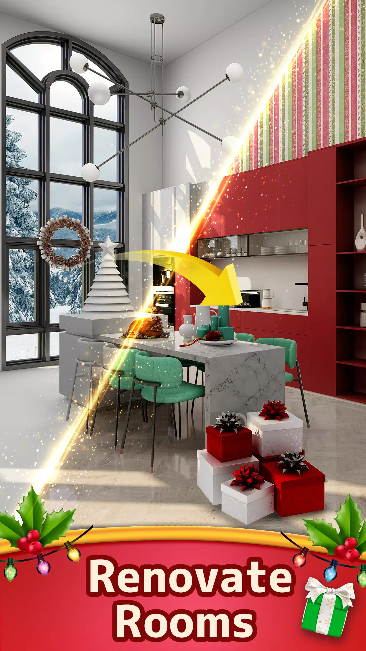 Christmas Match: Home Design Capture d’écran 2