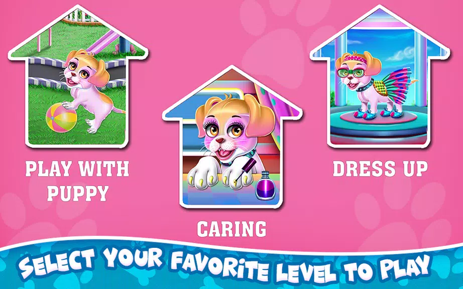 Fluffy Puppy Play and Care Screenshot 2