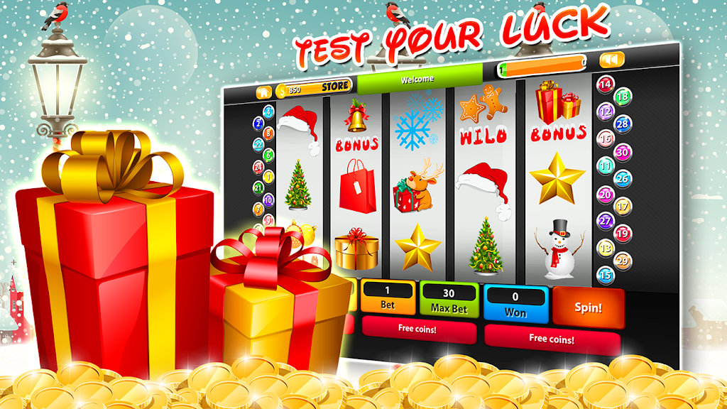 Christmas Slots Casino Скриншот 1
