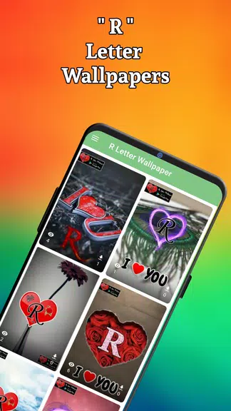 R Letter Wallpaper - Photos Скриншот 1