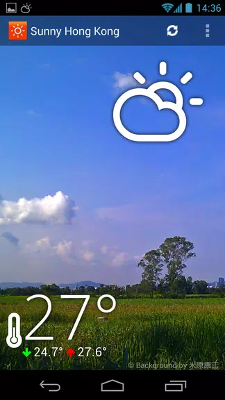 Sunny HK -Weather&Clock Widget應用截圖第1張