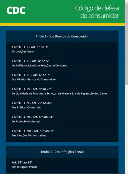 Código de Defesa do Consumidor應用截圖第2張