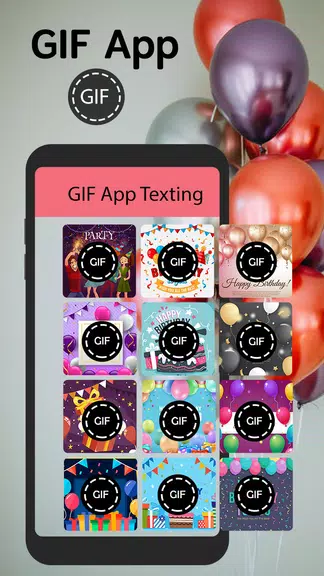 GIF App For Android Texting Capture d’écran 2