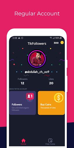 TikFollowers - Get Free Tiktok Followers and Likes स्क्रीनशॉट 3