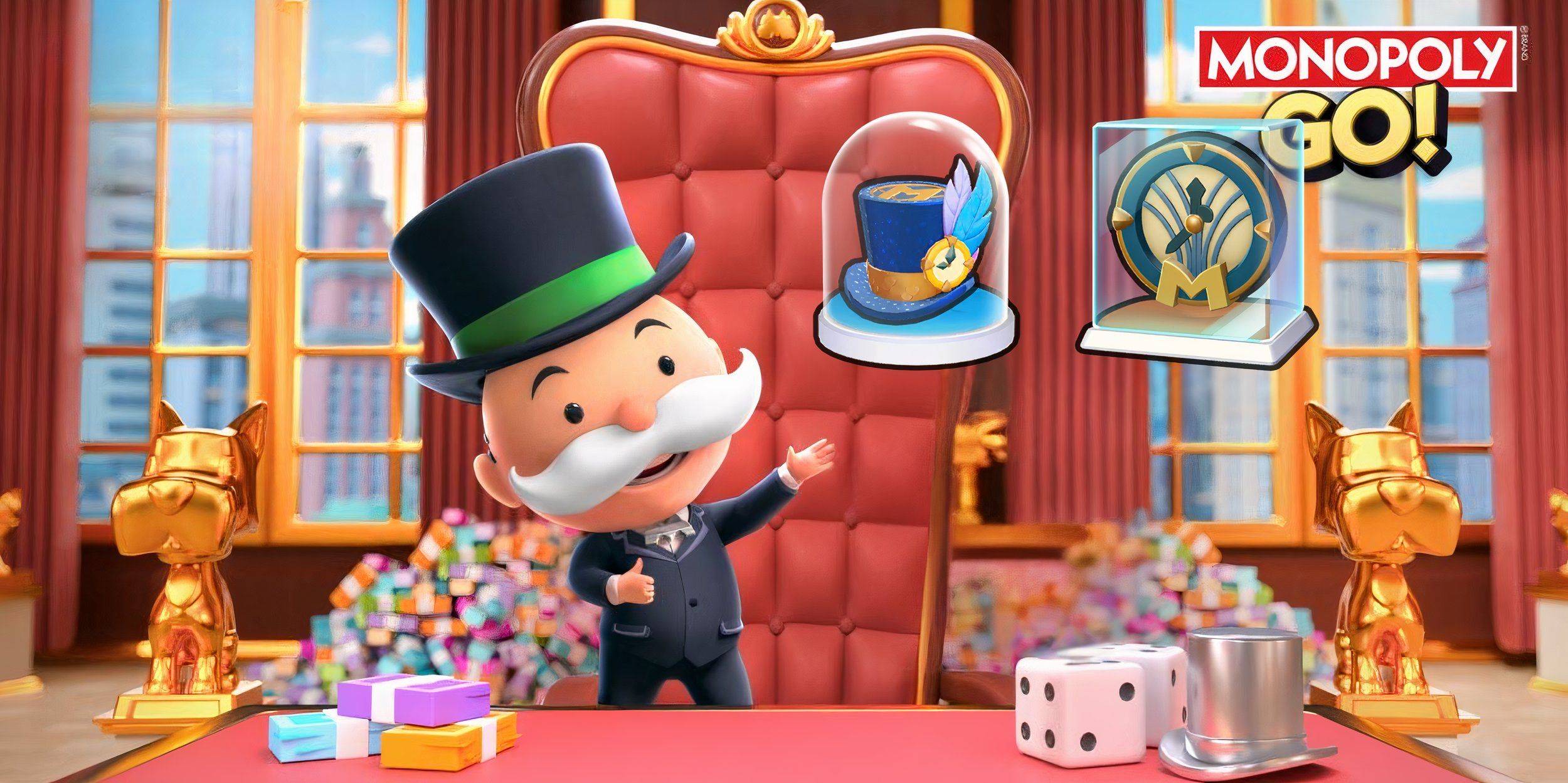 Monopoly GO: Guia para obtenção de tokens de chapéu de ano novo e escudo de tempo de festa