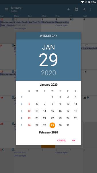 aCalendar - your calendar Screenshot 3
