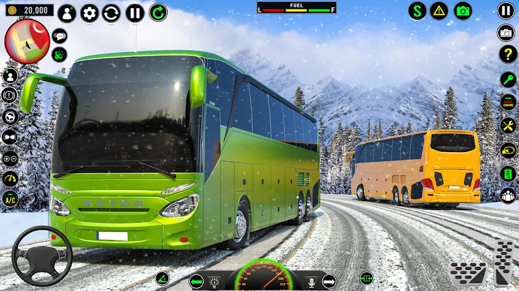 US Luxury Bus Driving Game 3D Скриншот 3