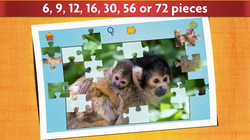 Puzzlespiel mit Baby Tieren Screenshot 3