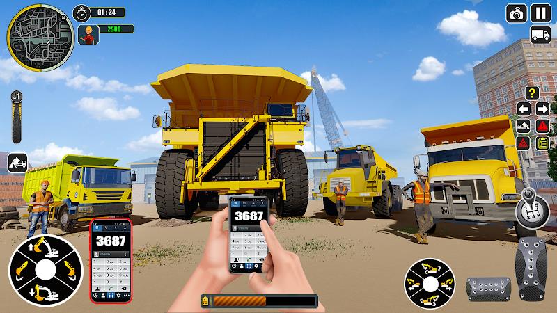 Bagger-LKW-Simulator-Spiel Screenshot 3