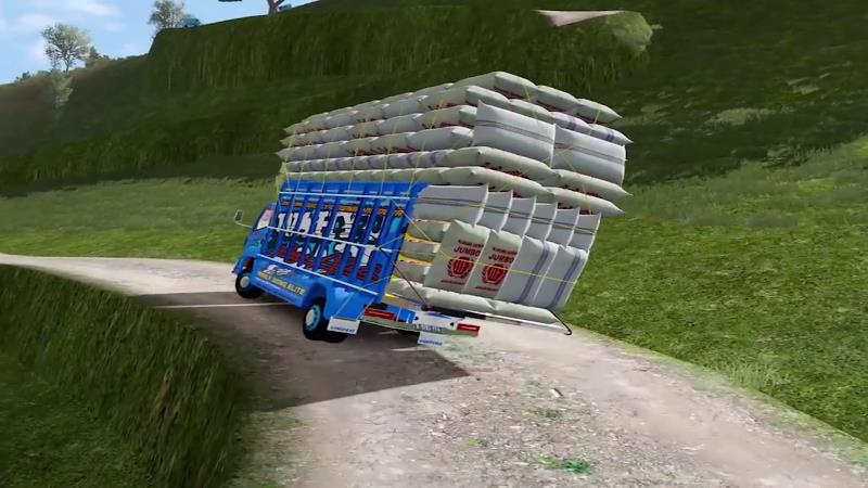 Truk Oleng Simulator Indonesia Capture d'écran 3