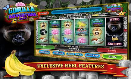 Gorilla Adventure Slots Capture d'écran 4