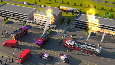 911 Rescue Fire Truck 3d Games應用截圖第2張