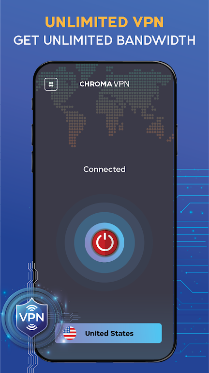Chroma VPN Unblock Sites Proxy Captura de pantalla 3