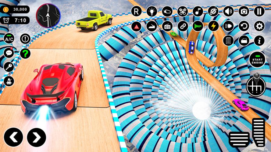 Car Stunt Races 3D: Mega Ramps 스크린샷 3