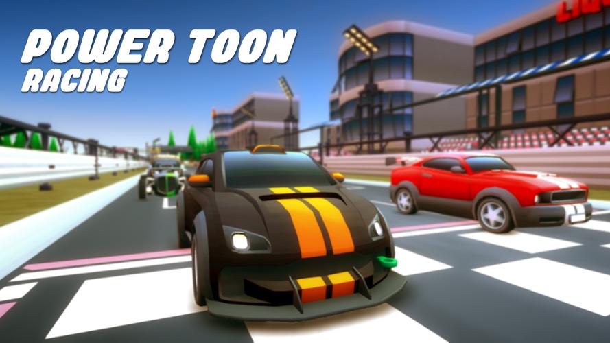 Power Toon Racing स्क्रीनशॉट 1