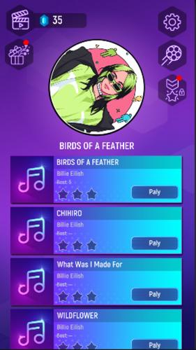Billie Eilish Tiles Rush Hop Capture d’écran 1
