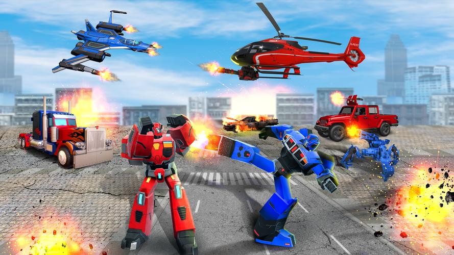 Hero Robot 3D: Robot Transform スクリーンショット 1