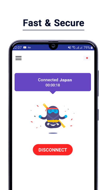 Ninja VPN – Faster, Safer Internet應用截圖第3張
