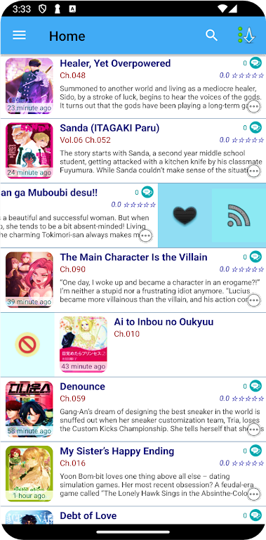 Manga World - Online Reader Captura de tela 3